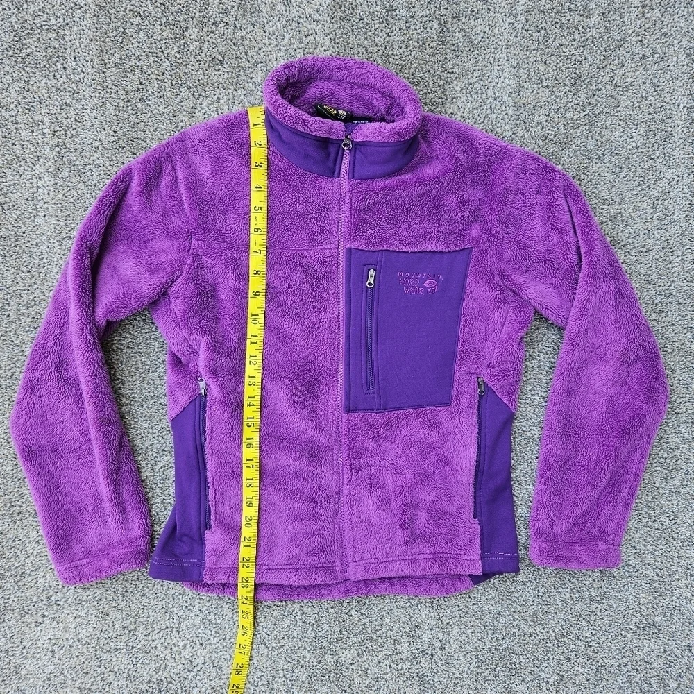 Mountain Hardwear Monkey Fleece Jacket Purple Zip Up Coat Youth Girls Size Large